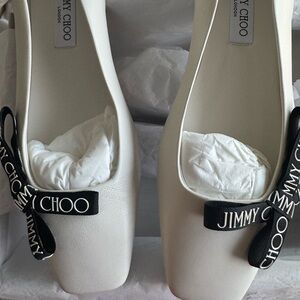 Jimmy Choo - Veda leather ballet flats